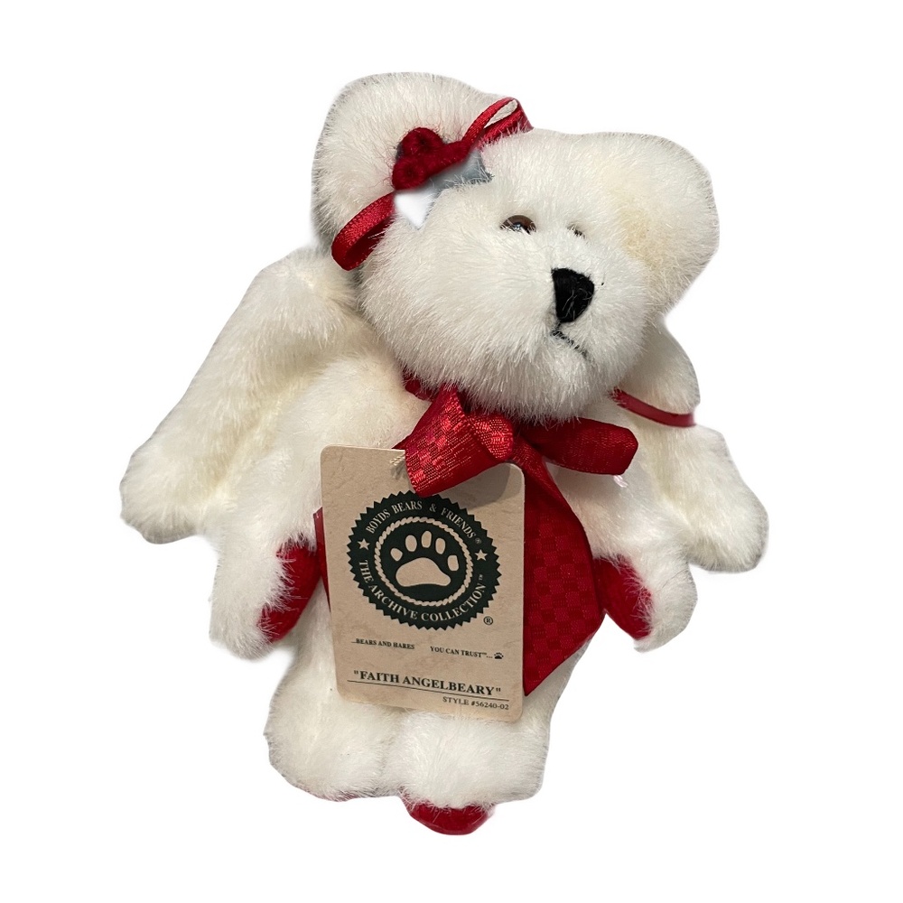 ❤️ BOYDS BEAR FAITH ANGELBEARY ORNAMENT NEW